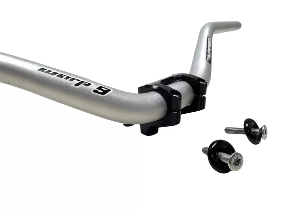 Warp 9 E-Moto Tapped Handlebar 80mm 3″ Silver