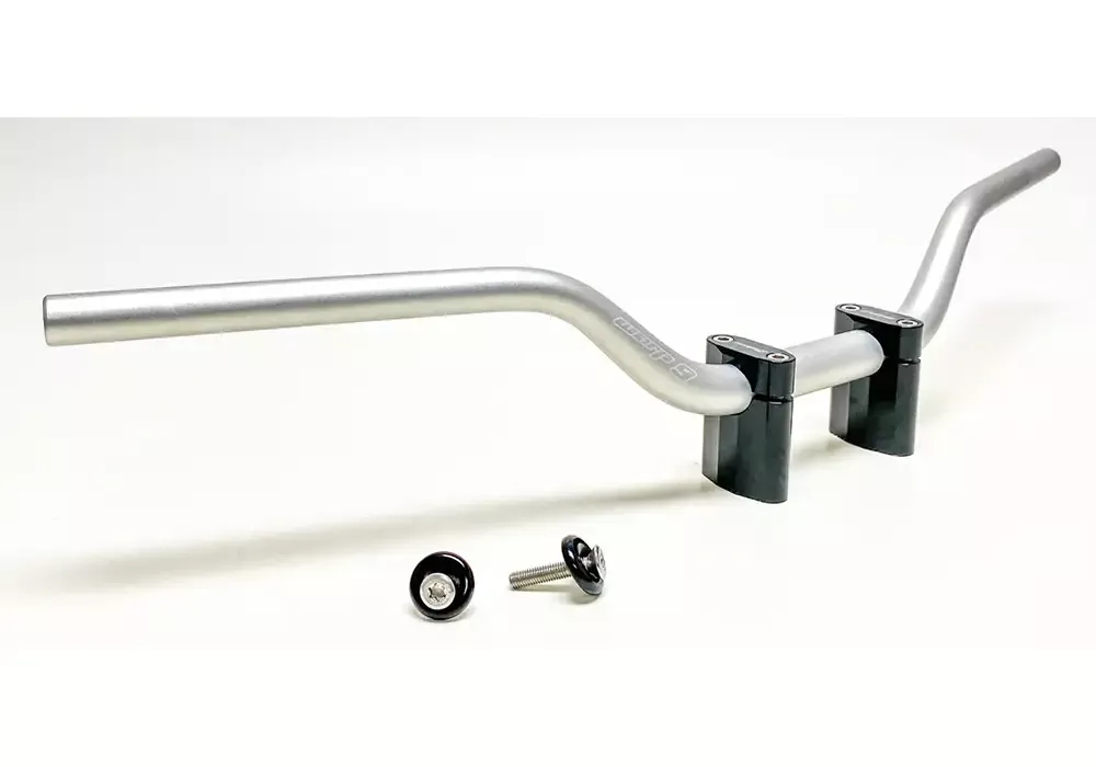Warp 9 MX/Offroad 1-1/8″ Tapped Handlebars – Silver