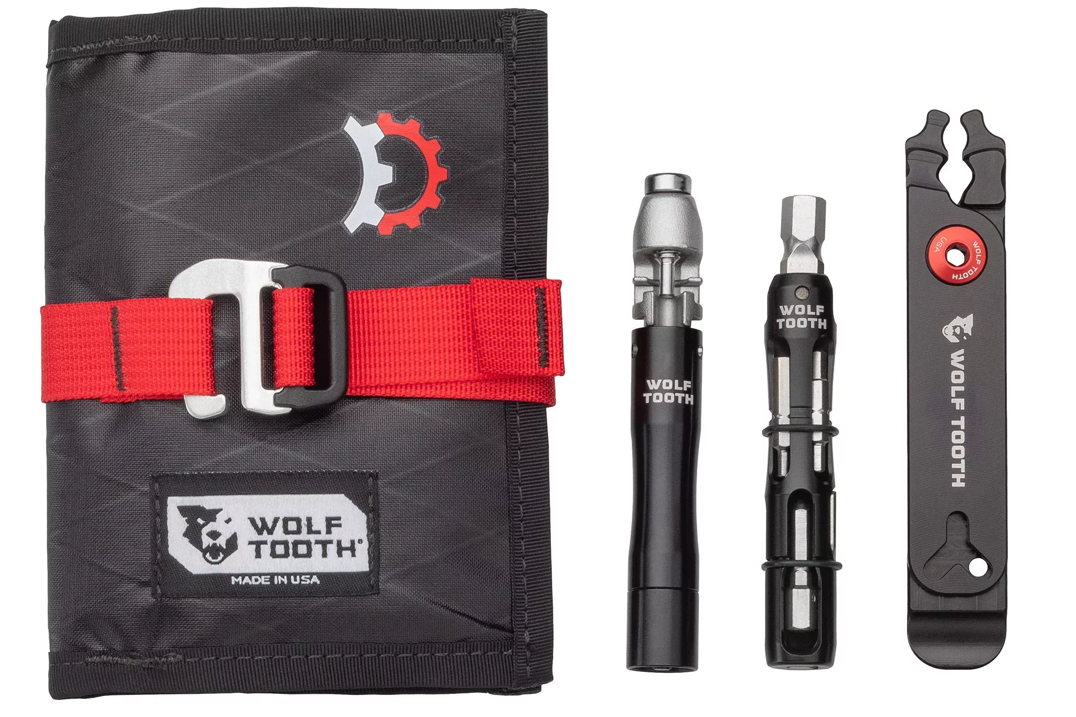Wolf Tooth Tool Cash Rider Wallet with Encase Tools and Pack Pliers
