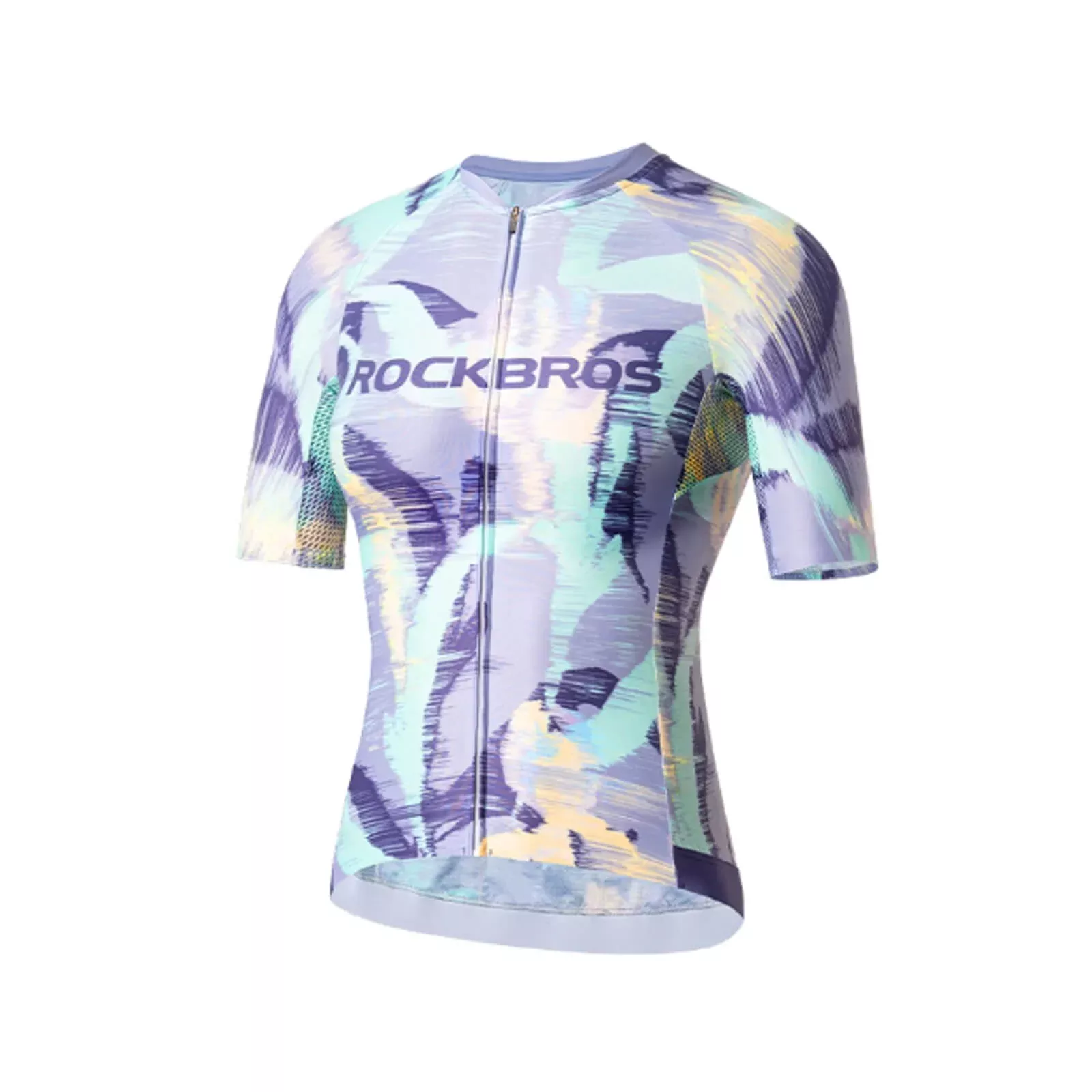 Women’s Summer Breeze Cycling Jersey Purple Floral