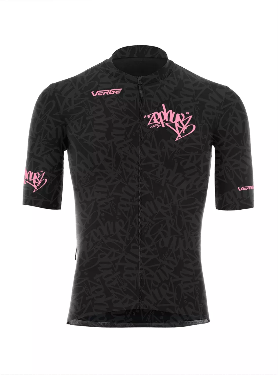 ZEPHYR BLACK-FLURO PINK - STRIKE 4.1 JERSEY - MEN