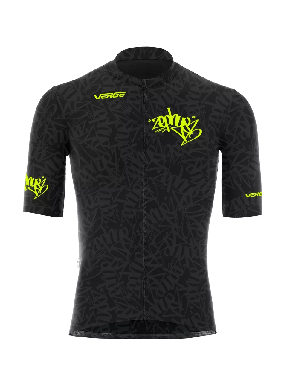 ZEPHYR BLACK-FLURO YELLOW - STRIKE 4.1 JERSEY - MEN
