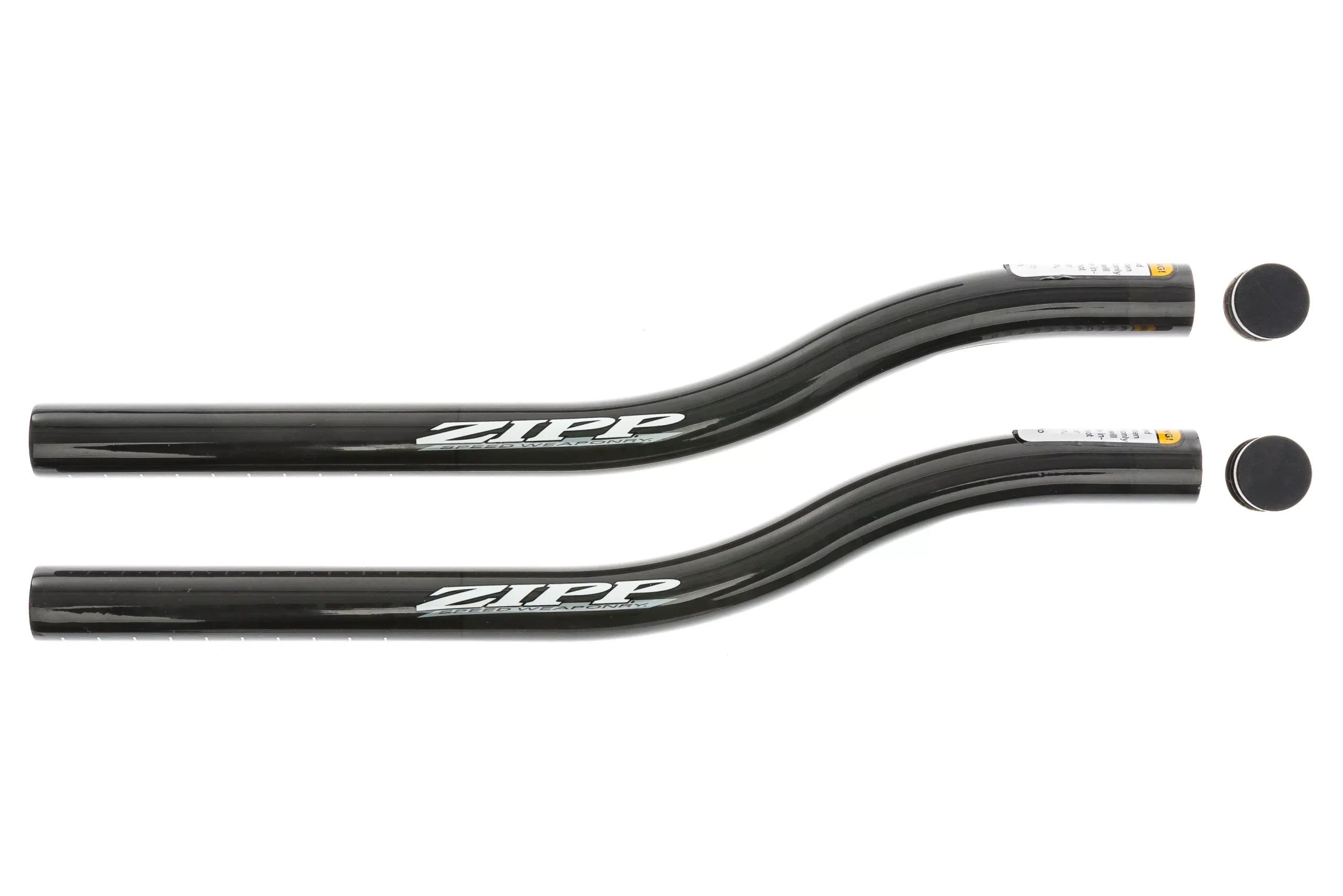 Zipp Vuka Aerobar S-Bend Extensions Carbon 22.2mm x 330mm Black